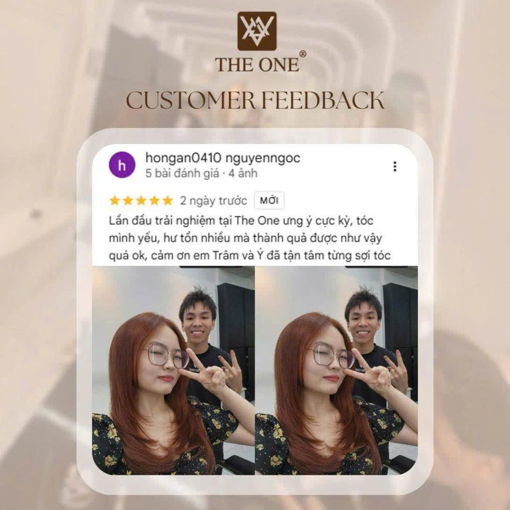 Mẫu tóc đẹp tại The One Hair Salon