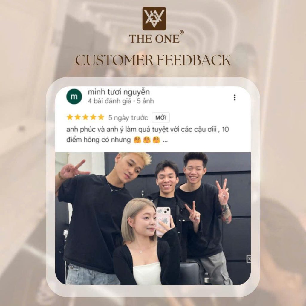 Mẫu tóc đẹp tại The One Hair Salon