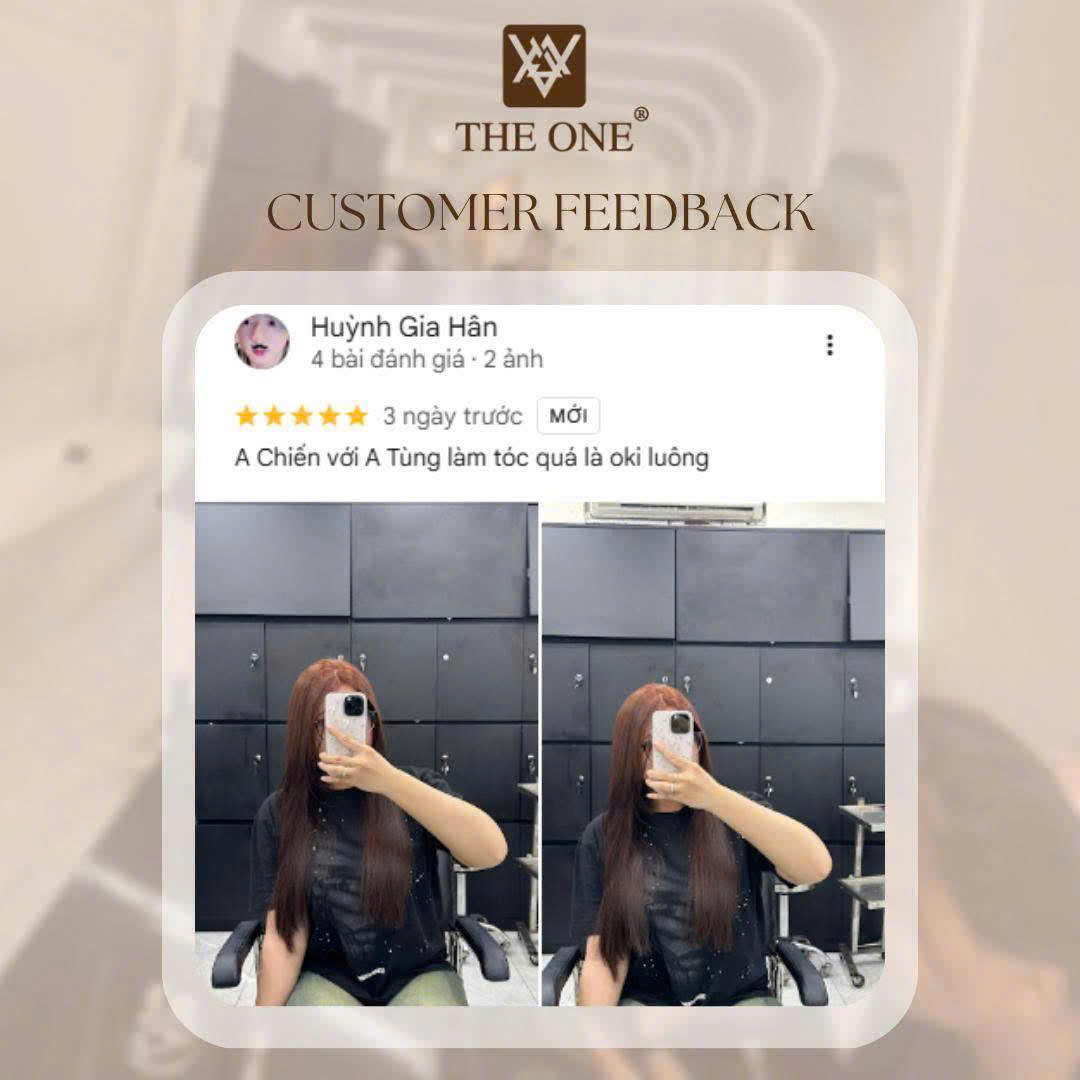 tóc nhuộm bị phai sang vàng cam - The One Hair Salon
