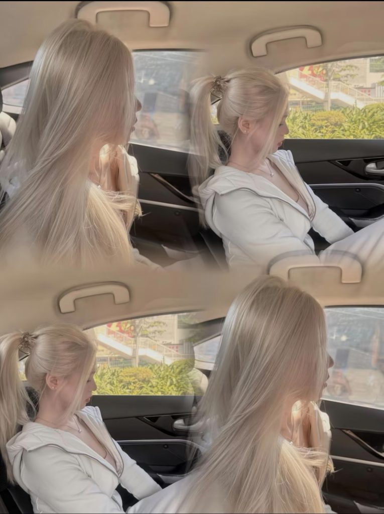 Tóc nhuộm Blonde bạch kim đẹp tại The One Hair Salon